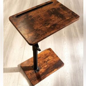 Adjustable Wooden Side Table